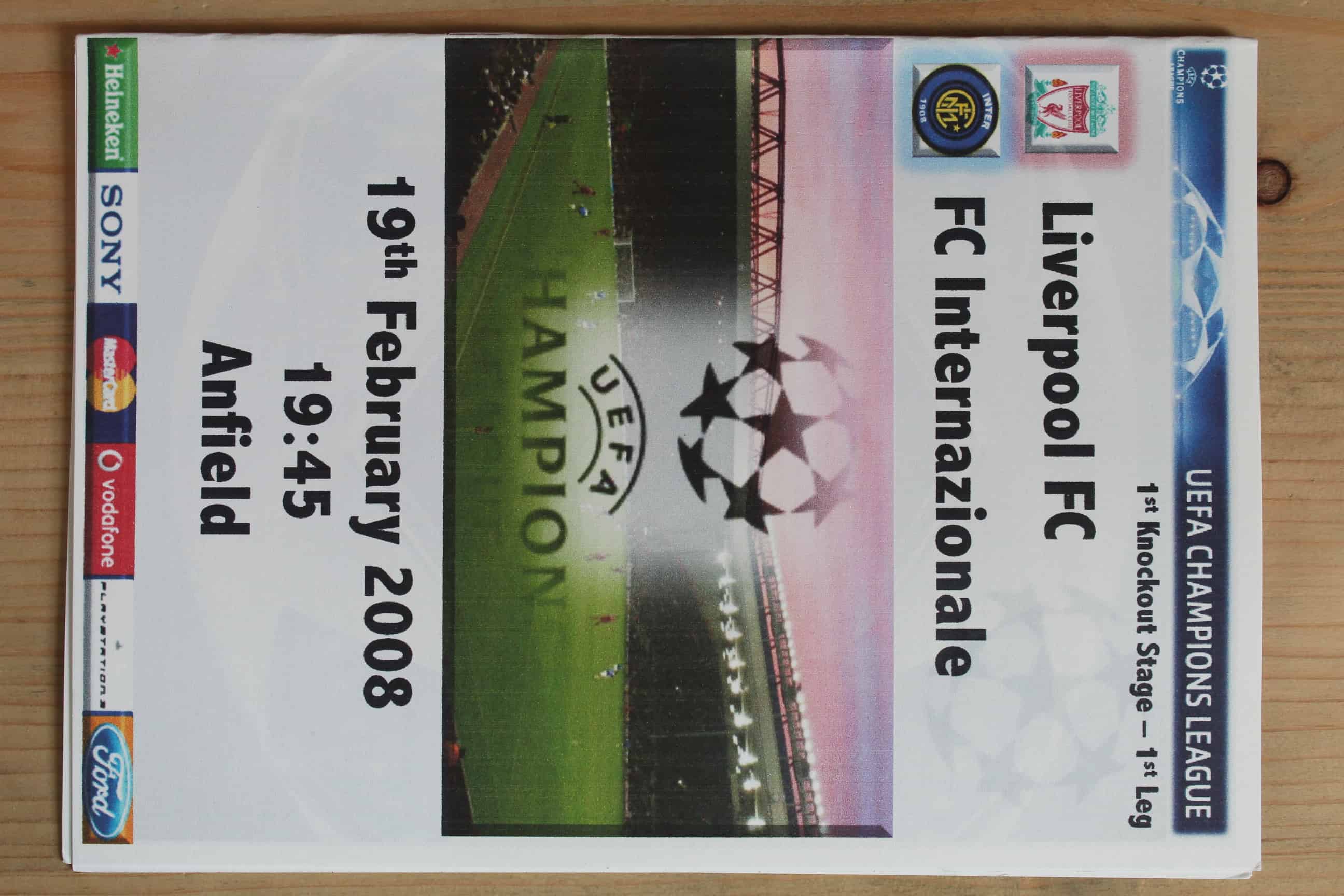 Liverpool FC v Internazionale/Inter Milan